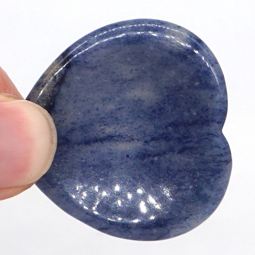 Heart Oval Thumb Worry Stone Healing Crystal Pocket Palm Stone Chakra Meditation - Imagen 67 de 141