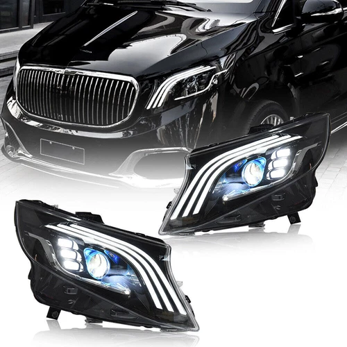 Uograde LED Headlight For Mercedes Benz VITO Metris 2015-2023 Head Lamp Assembly - Picture 19 of 20