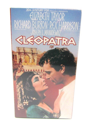 CLEOPATRA New, Sealed VHS Rare 1963 20TH CENTURY FOX Home Video 2 Tapes