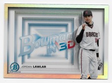 2022 Bowman Chrome JORDAN LAWLAR  Bowman in 3D Insert #B3D-13