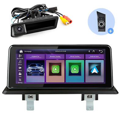 Linux Autoradio SWC GPS Navi iDrive Carplay Für BMW 1er E81 E82 E87 E88 2006-12
