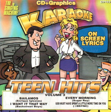 Teen Hits: Karaoke with on-screen lyrics 2000 CD - Very Good Condition