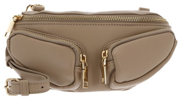 Seidenfelt Manufaktur Kinda Beltbag UmhäNgetasche Tasche Smooth Taupe / Gold Neu-image