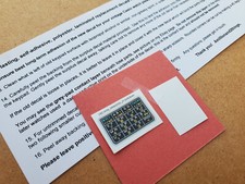 1x Decalcomania per DBC-610 Premium finitura opaca bordo argento per modulo Casio 676