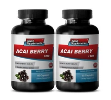 ACAI BERRY EXTRACT - Enhanced Cellular Health - 2B 120 Caps
