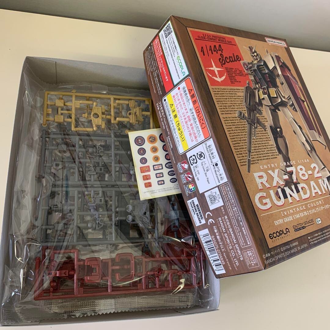 ENTRY GRADE 1/144 RX-78-2 Gundam Vintage Color Japanese Toy | eBay