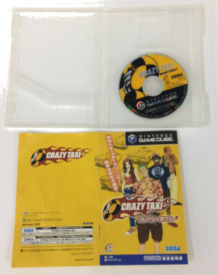ゲームキューブ Nintendo Game Cube Crazy Taxi Japan Version w/ Box and Manual 1391