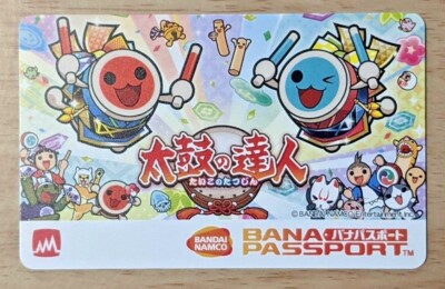 SHIPS FROM USA Bandai Namco BANAPASSPORT Card Taiko no Tatsujin