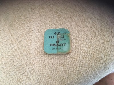 TISSOT 11 1/2 ,Tige de remontoir / 1 winding stem