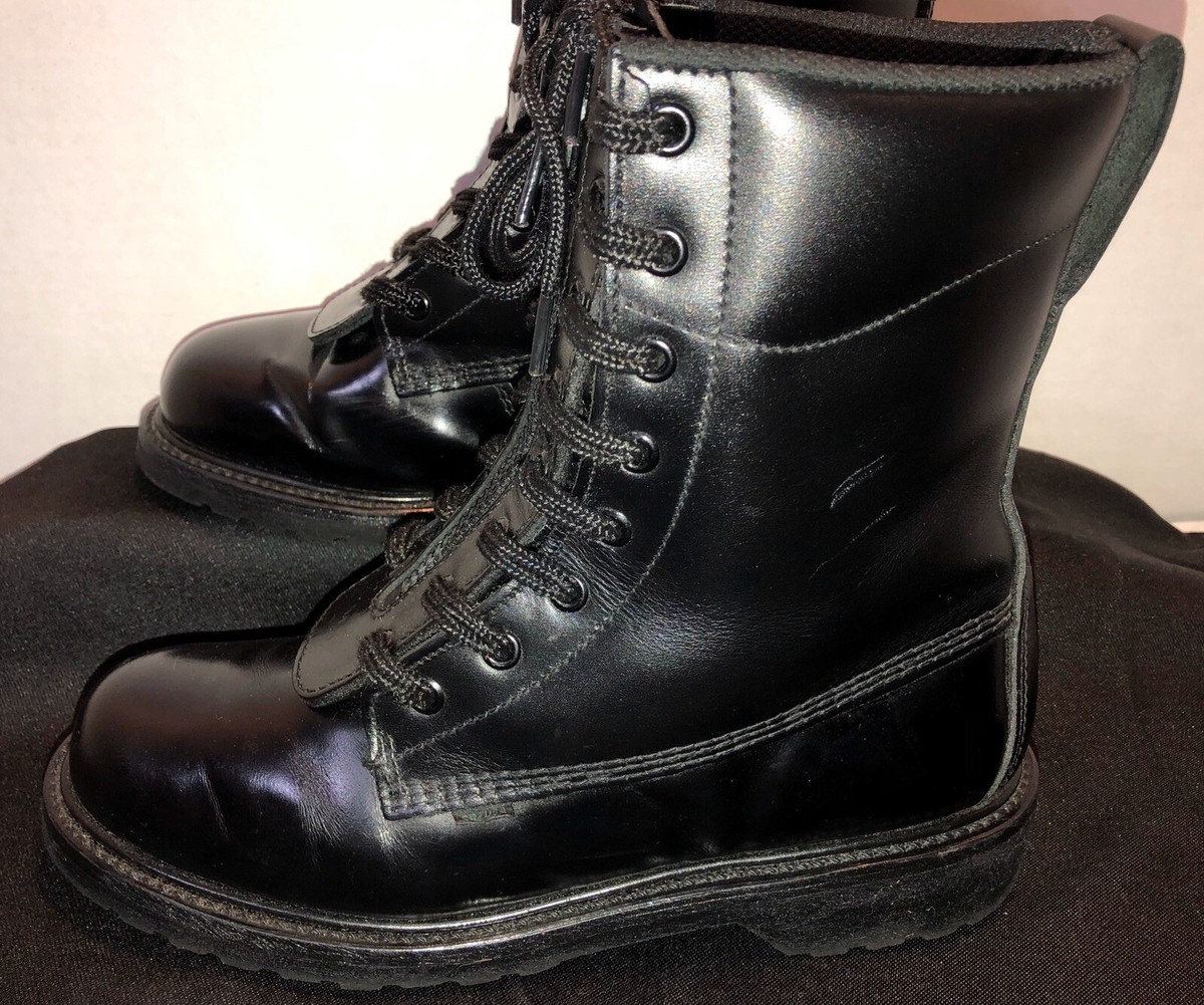 Thorogood Men's Size 6.5 W Black Boots Front Zip | eBay