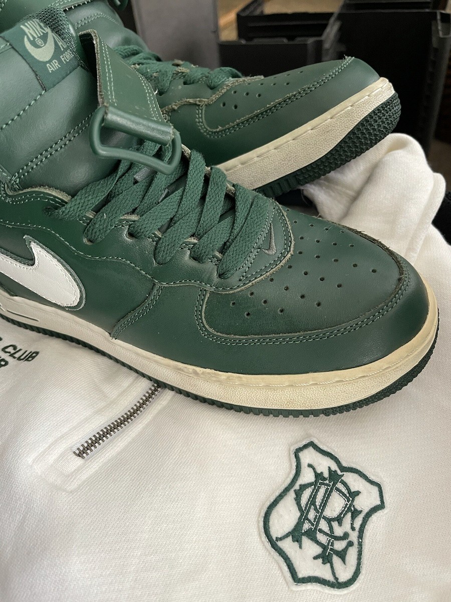 Vintage Black Forest Green Nike Air Force 1 Mid 306352 311 Vintage Black Forest Green Nike Air Force 1 Mid 306352 311