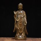 Collectible Chinese old bronze copper hand made Amitabha Buddha stands statue