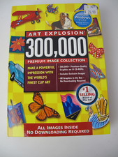 Art Explosion 300,000 Premium Image Collection CD-ROM PC As is  New Open Box