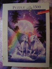 PUZZLE (1500 T) ZAUBERNACHT FANTASY PFERDE (Blatz) Gilda Berlin