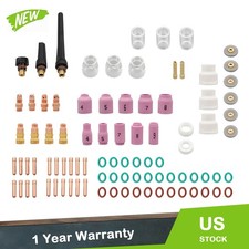 90Pcs WP-17/18/26 TIG Welding Torch Stubby Gas Lens Glass Cup Kit