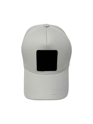 Patch Hat Baseball Cap with Embossed Removable Patch 5 Panel, %100 Cotton Unisex