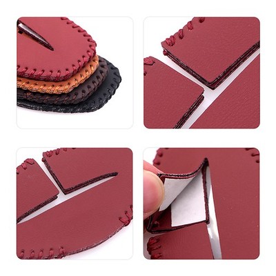 Universal Car Seat Belt Buckle Clip Cover Protector Leather Interior Button C_YQ