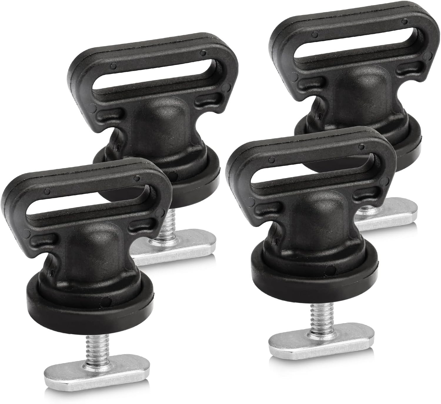 Track Mount Vertical Tie Downs （4 Pack）