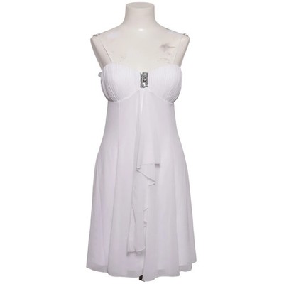 CeCe, Cocktailkleid, Größe: 36, CECE, Weiß, Polyester, Einfarbig, Damen #8nZ