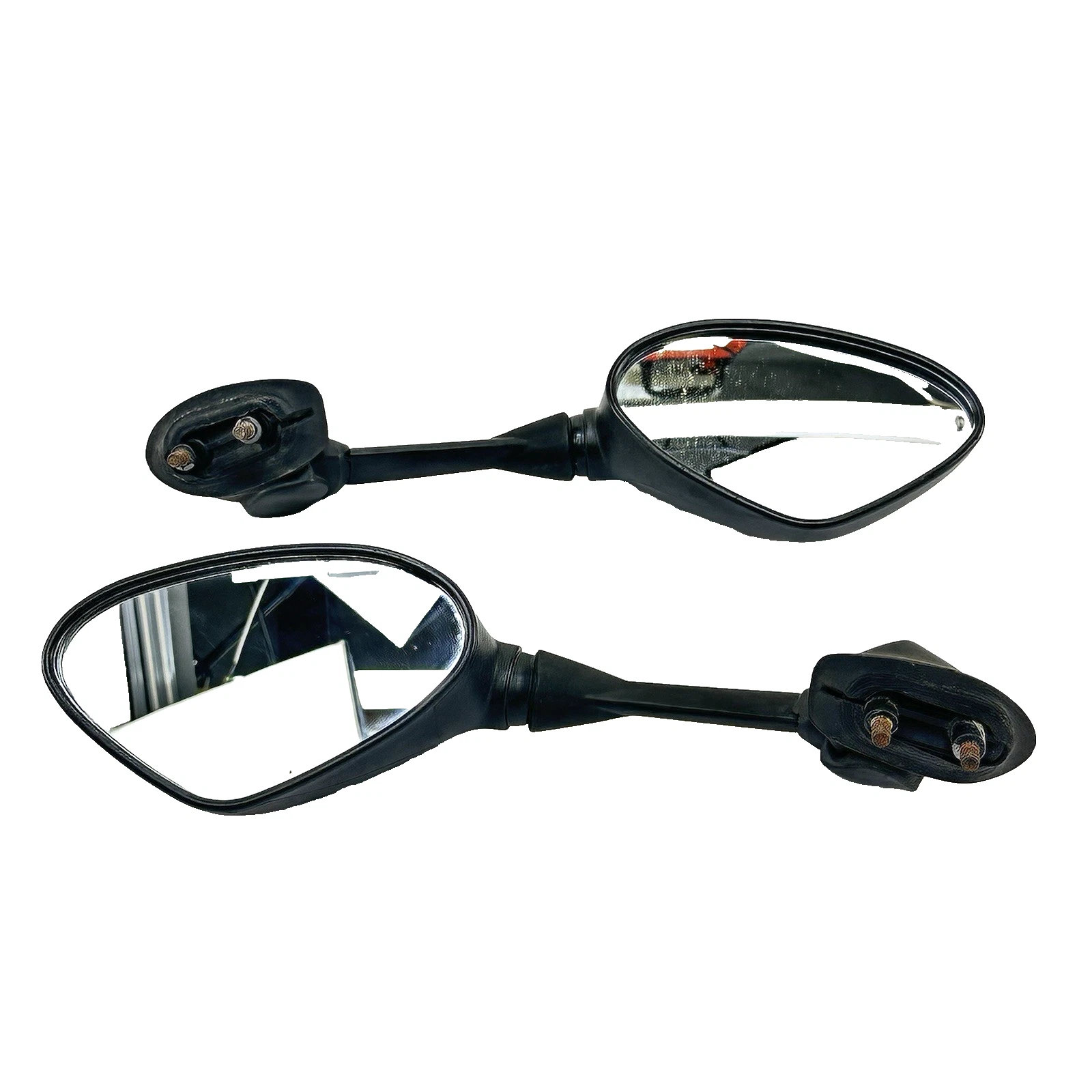 2009 - 2011 BMW S1000RR SIDE MIRRORS LEFT RIGHT SET PAIR BLACK STOCK