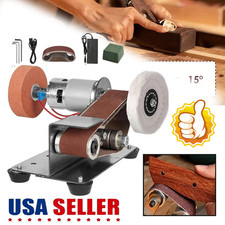 Mini Electric Belt-sander Knife-sharpener Sanding Machine - Small Bench Grinder