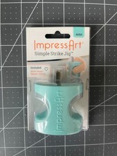 ImpressArt Simple Strike Metal Stamping Jig, 4mm - Steel Punch Holder Tool