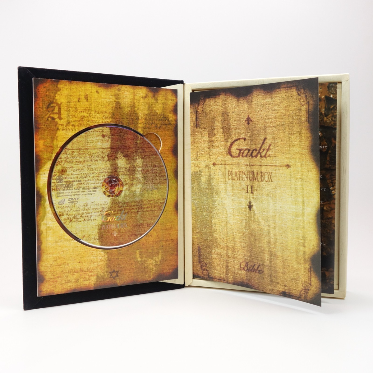 Gackt/PLATINUM BOX Bible 2〜11巻セット ミュージック GACKT PLATINUM BOX Gackt Platinum Box II DVD + VHS