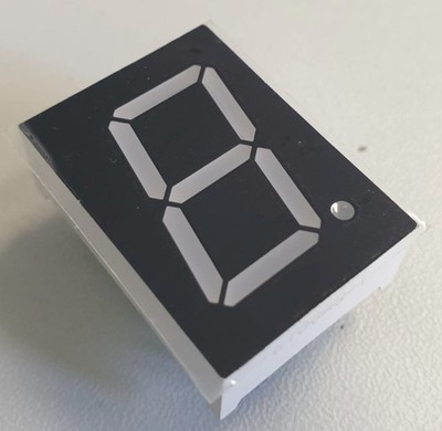 7-Segment LED Anzeige 0,8'' (20 mm)   Kathode (CC)   rot / grün / gelb   1 Digit