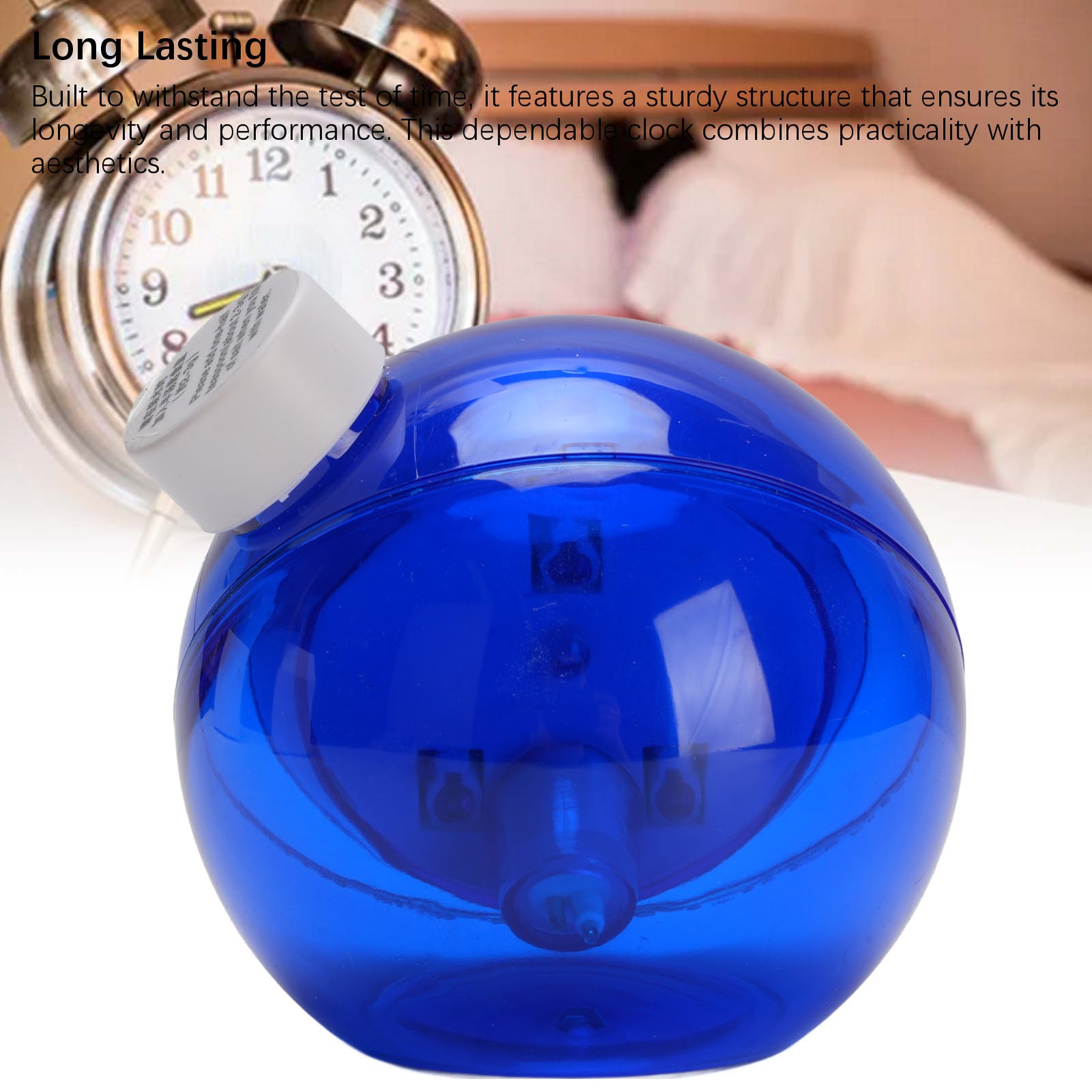 Type 2 Water Powered LED Digital Alarm Clock Quiet Water Energy Clock For Ni BL
