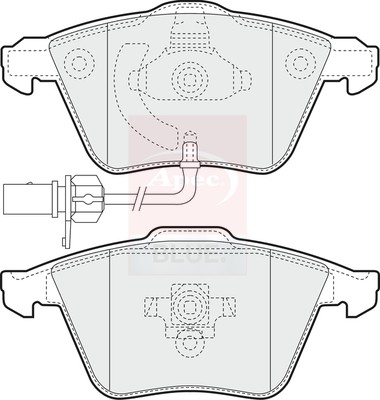 Brake Pads Set fits AUDI A4 B7 3.0D Front 04 to 09 4E0698151F 8E0698151L Quality