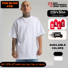 Shaka Wear 7.5oz Max Heavyweight T-Shirt  SHAKA WEAR COTTON TEE SHIRT  NEW