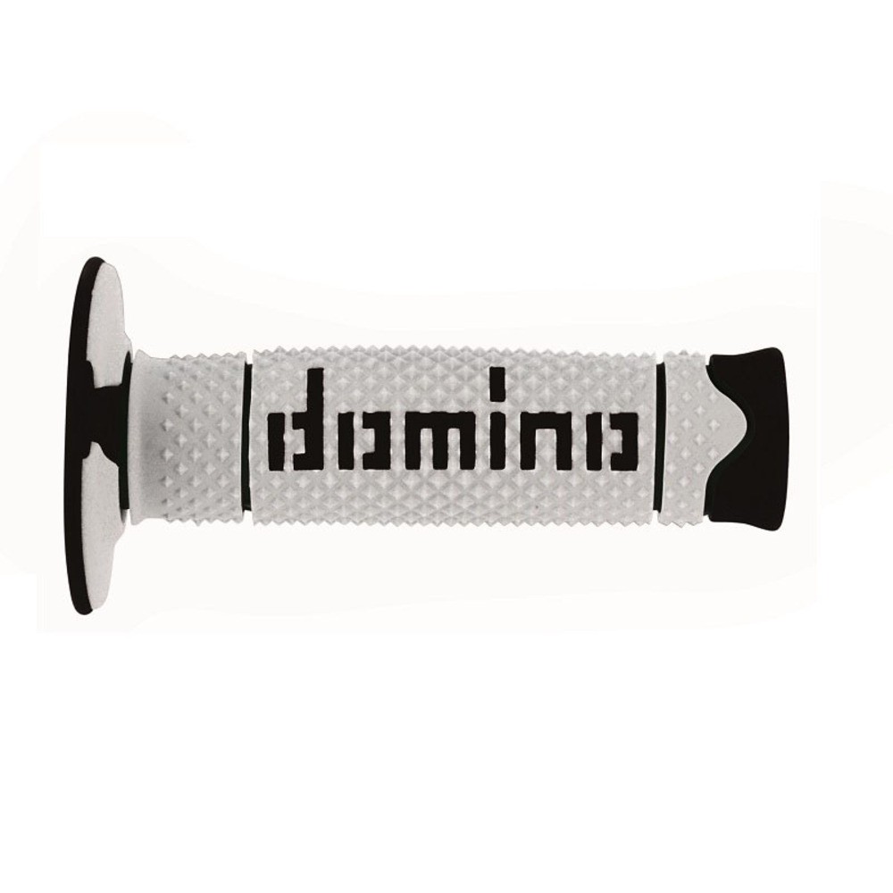 Domino DSH Off Road Grips White/Black A26041C4046 For Motorcycle Parts
