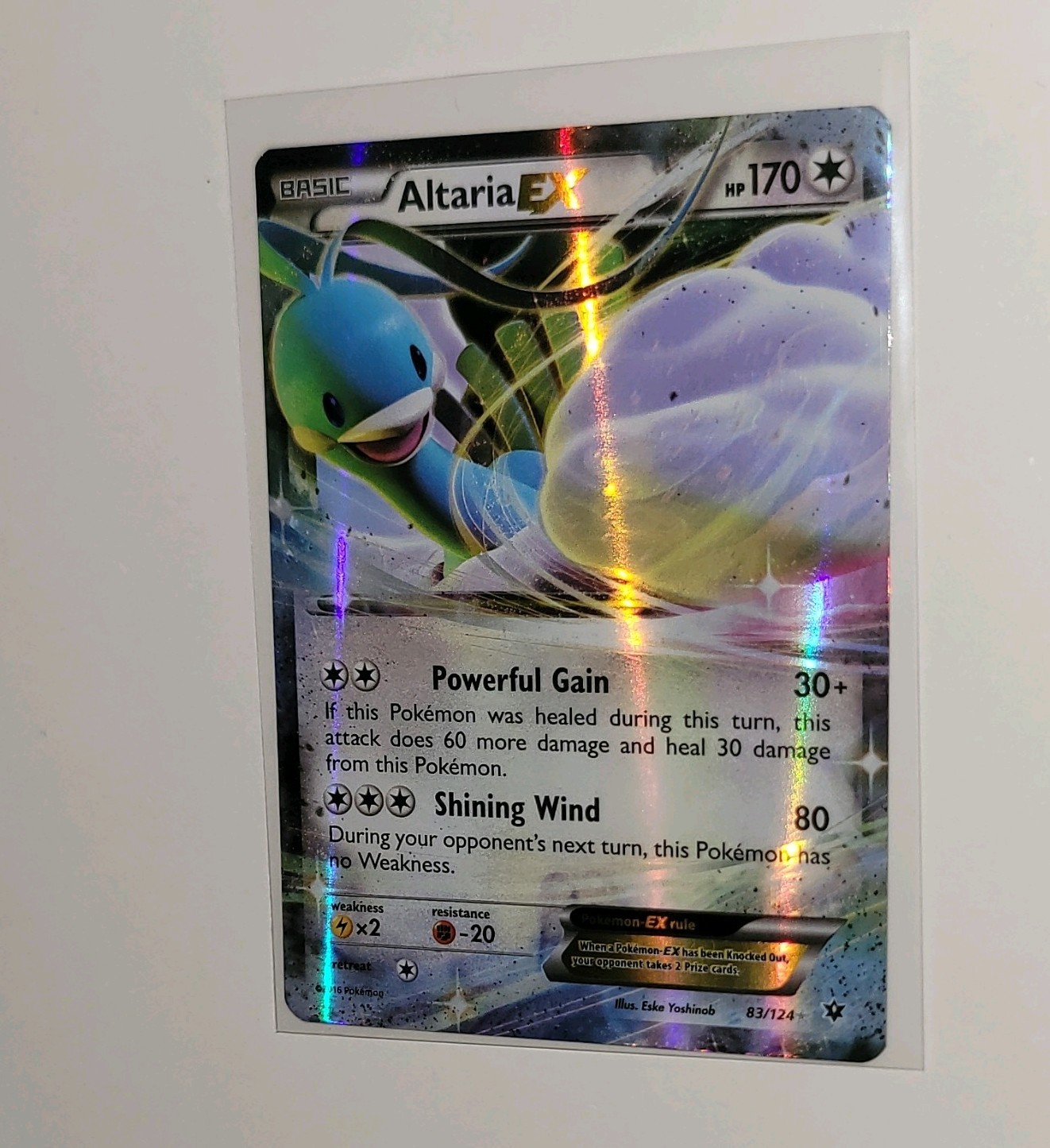 Altaria EX 83/124 Fates Collide Ultra Rare Holo EN 2016 Pokemon TCG