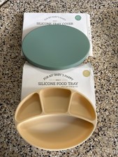 modu i silicone tray and cover with suction, perfect for Tripp trapp