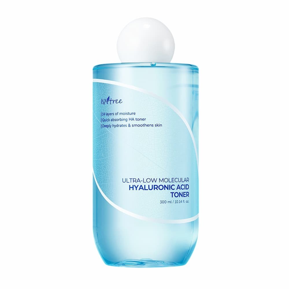 ISNTREE Ultra-Low Molecular Hyaluronic Acid Toner 300ml - AUTHENTIC K-Beauty