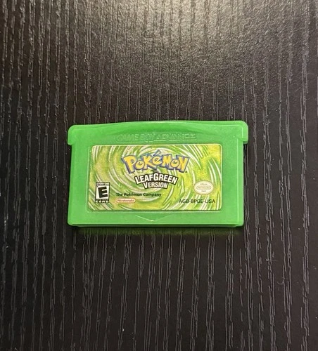Nintendo Pokémon LeafGreen Version Game Boy Advance GBA (Authentic, Tested)