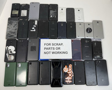 LOT OF 36 Mixed Models NUU, HTC, Orbic, & Misc Phones FOR PARTS / SCRAP ONLY