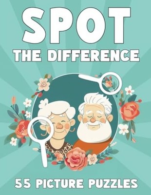 Spot The Difference Puzzle Book For Seniors Find the 44 -  NEW Creative Contri 2