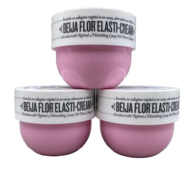 3x SOL DE JANEIRO BEIJA FLOR ELASTI-CREAM 0.84oz / 25ml Each NEW