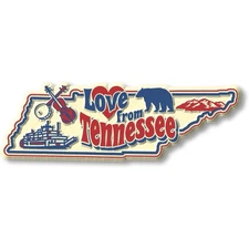 "Love from Tennessee" Vintage State Magnet by Classic Magnets