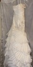 Galina Signature Wedding Dress Gown White Beads Tulle Davids Bridal SZ 4 Bag NWT — photo 1