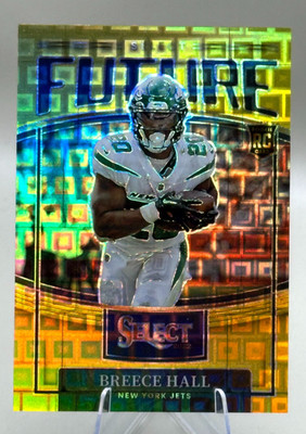 ‼️2022 Panini Select Future Breece Hall RC #05/10 New York Jets