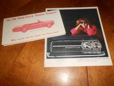 1964 Pontiac Tempest Lemans Brochure 64 Price List Folder 2-4-1 Deal 1964 Pontiac Tempest Lemans Brochure 64 Price List Folder 2-4-1 Deal