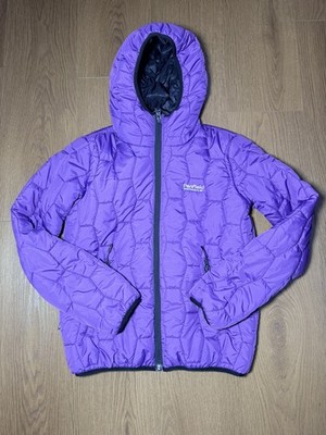 Penfield Womens Hudson Script Quilted Jacket Hooded Coat Outdoor Purple Pansy XS
