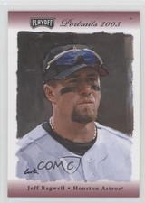 2003 Playoff Portraits National Convention Red Jeff Bagwell #12 HOF 0q3