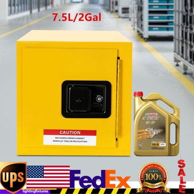 2 Gal Flammable Safety Chemical Liquid Storage Cabinet Explosion-Proof Cabinet