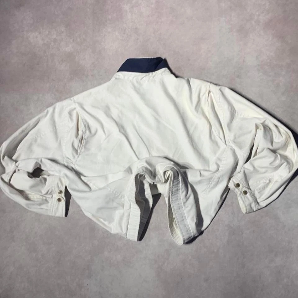 Vintage Polo Golf Harrington White Zip Up Jacket - Imagem 3 de 4