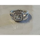 💍 David Yurman Albion Ring 🌿 Prasiolite + Diamonds ✨ Size 8.25 - Retails $795 — photo 9