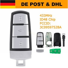 Auto Funk Schlüssel für VW Passat B7 3C B6 TDI TSI VARIANT CC Magotan 433 MHz