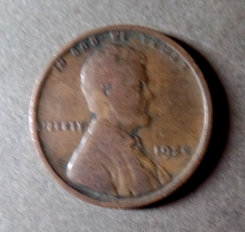 Antique 1920 LIBERTY IN GOD WE TRUST "LINCOLN" ONE CENT Penny (b)